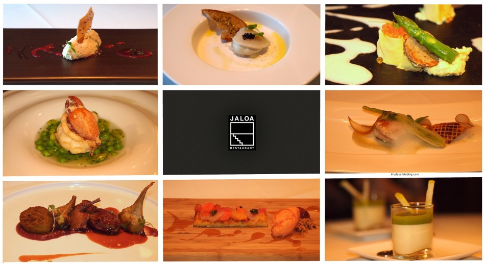 Jaloa Tasting menu